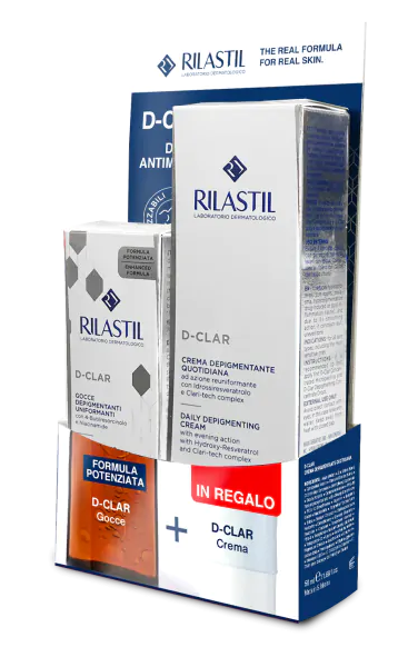 Rilastil D Clar SOS Macchie Cofanetto Depigmentante Gocce + Crema